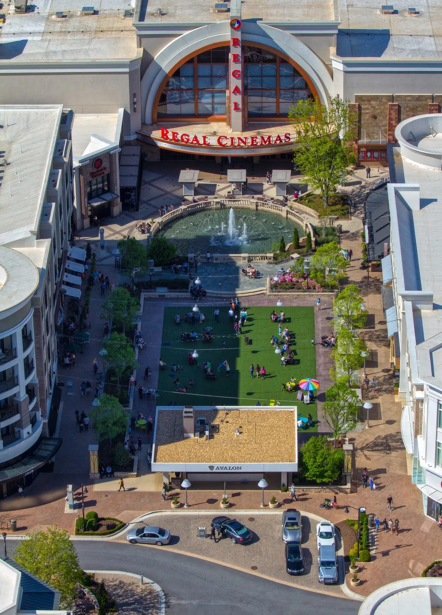 Avalon town center in Alpharetta, Georgia