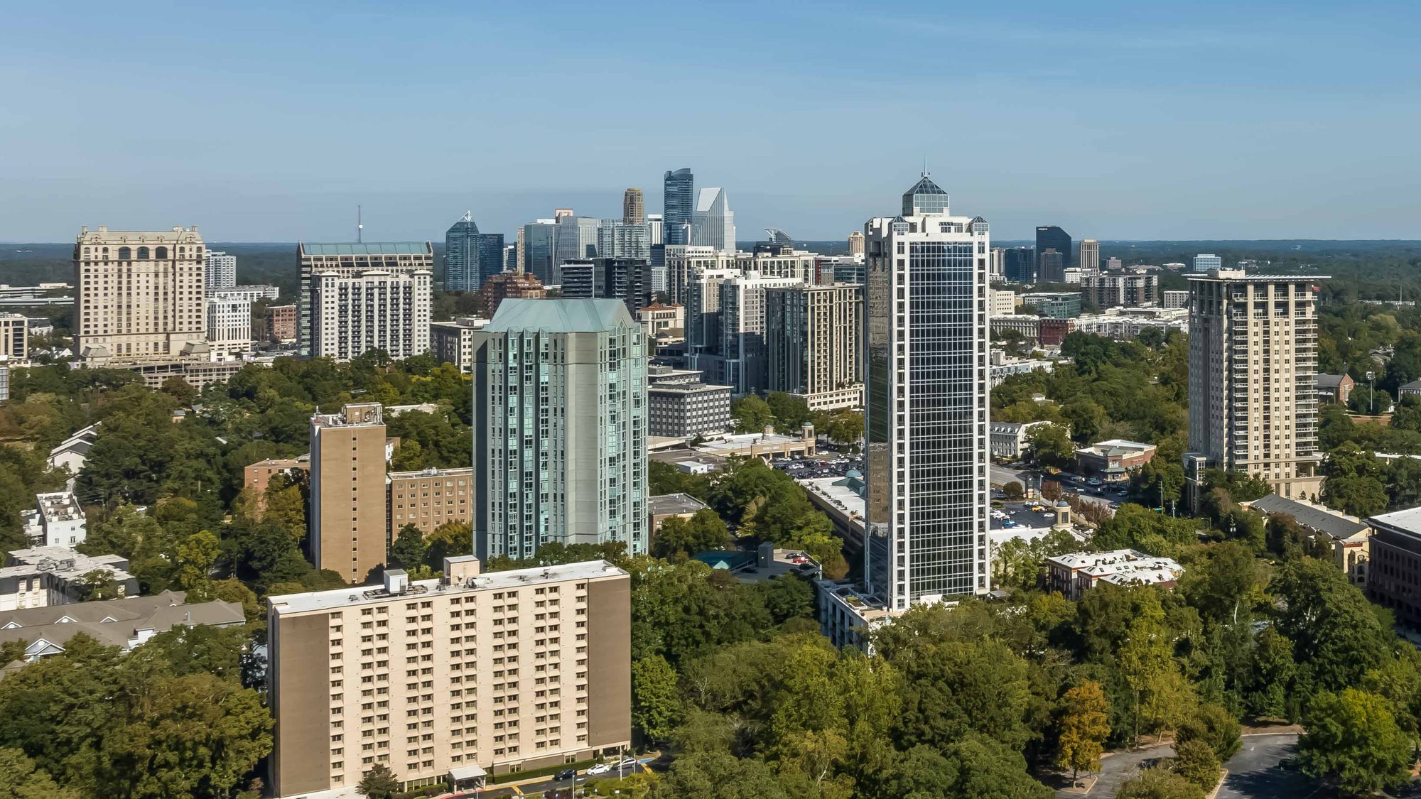 Buckhead skyline in Atlanta, Georgia