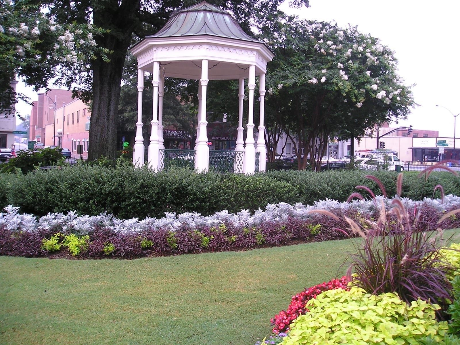 Glover Park gazebo on Marietta Square, Georgia