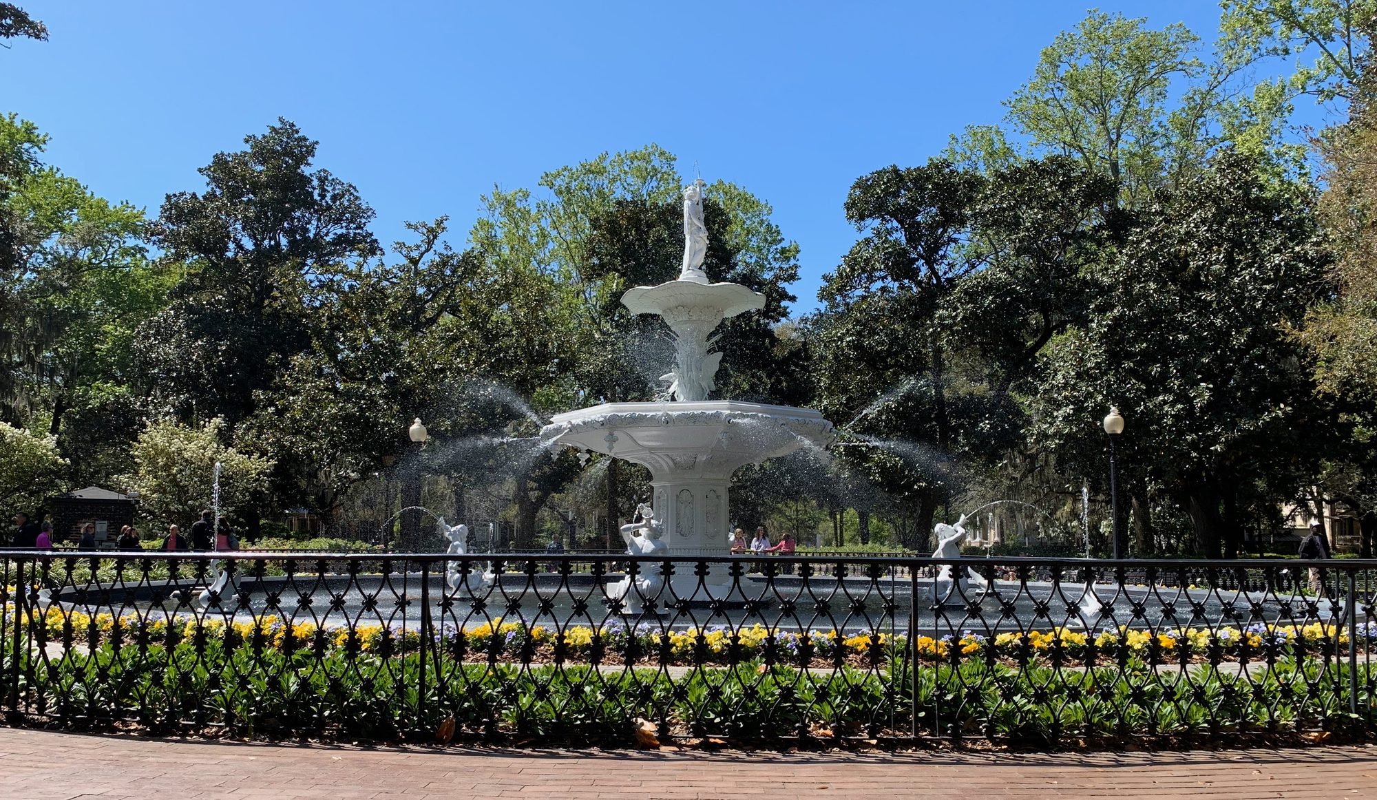 Forsyth Park fountain in Savannah, Georgia