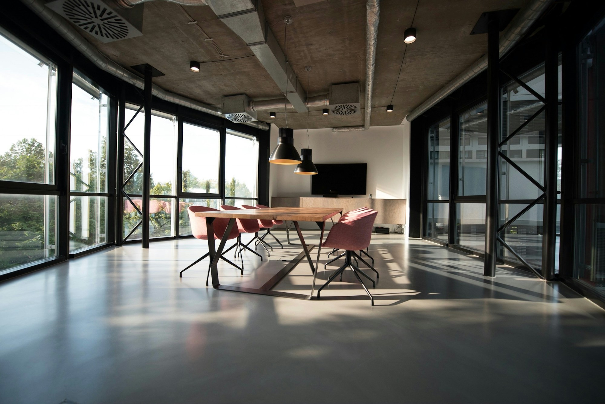 Office building interior